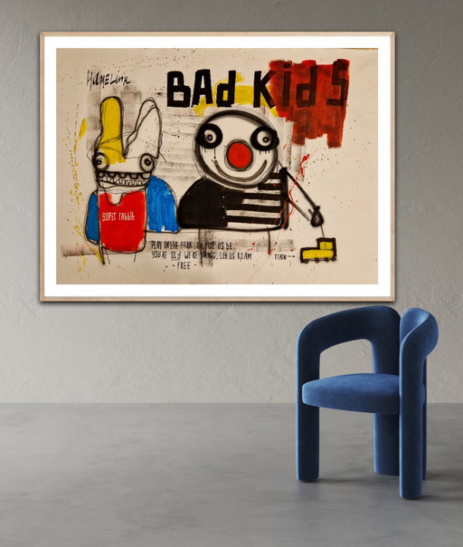 Schilderij Hamelink : Bad Kids