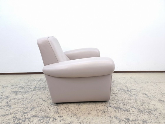 Image 1 of Baxter fauteuil Mickey design fauteuil echt lederen fauteuil italiaanse luxe lederen stoel