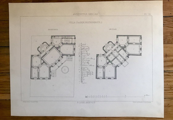 Image 1 of Illustraties Architectuur Berlijn 19e eeuw