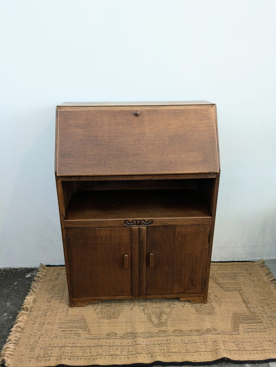 Image 1 of Vintage Art Deco Secretaire