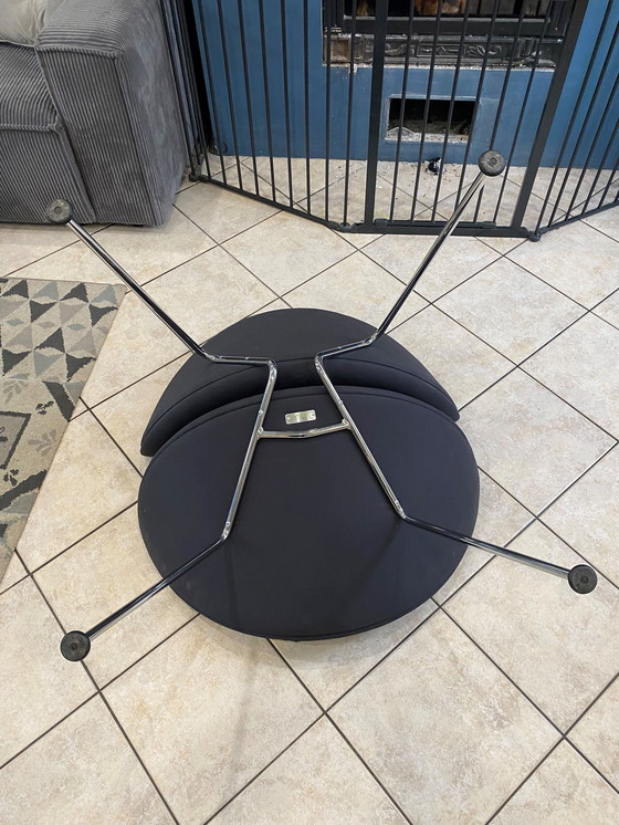 Image 1 of Slice 437 Oranje Fauteuil Door Pierre Paulin Voor Artifort Gris 1980