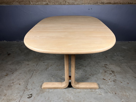 Image 1 of Deens Design Beuken Eettafel Ovaal Uitschuifbaar