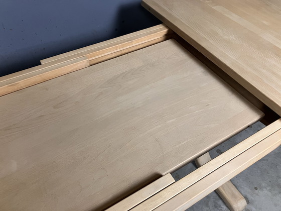 Image 1 of Deens Design Beuken Eettafel Ovaal Uitschuifbaar