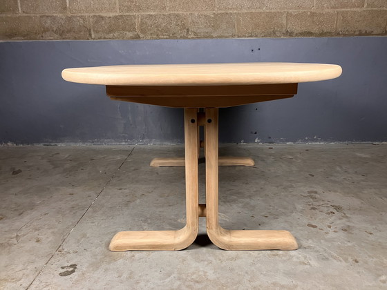 Image 1 of Deens Design Beuken Eettafel Ovaal Uitschuifbaar