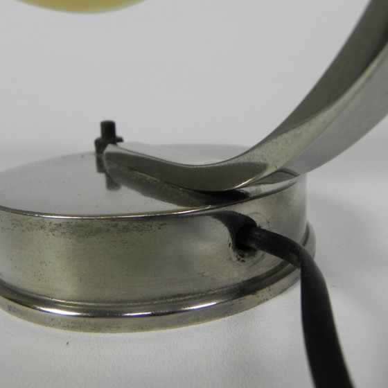 Image 1 of Vintage bureaulamp met glazen bol