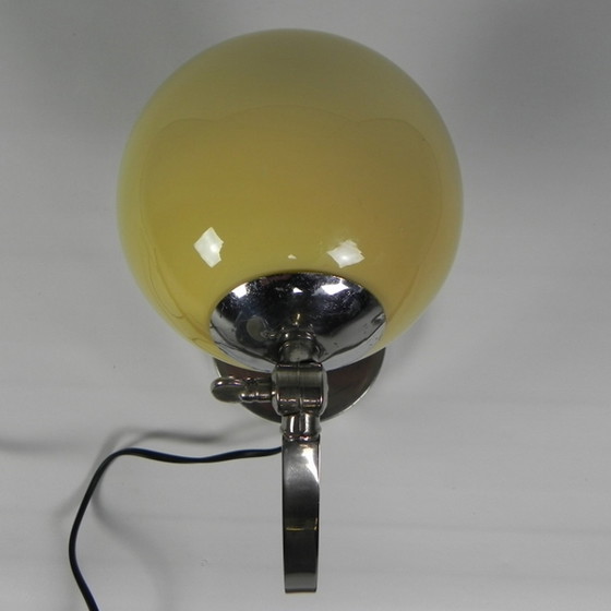 Image 1 of Vintage bureaulamp met glazen bol