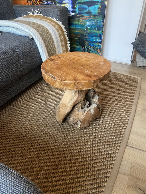 Houten Bijzettafel 