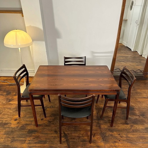 Rio Palissander Tafel van Johannes Andersen, 1960