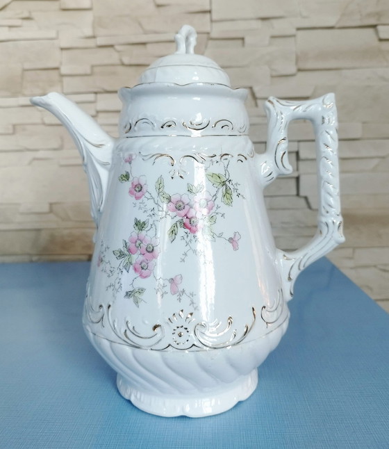 Image 1 of Ontbijtset, K&As porselein, Rosenthal Pompadour uit 1937-39