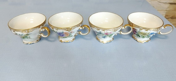 Image 1 of Ontbijtset, K&As porselein, Rosenthal Pompadour uit 1937-39