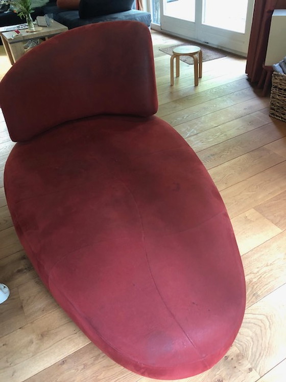 Image 1 of Leolux Kikko Chaise longue bordeauxrood