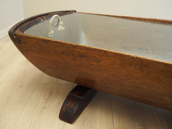 Image 1 of Grenen salontafel, Italiaans ontwerp, 1960S, Productie: Italië