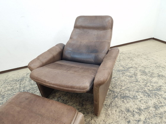 Image 1 of De Sede ds 50 Fauteuil Kruk Design fauteuil Leren fauteuil Stoel Relax fauteuil