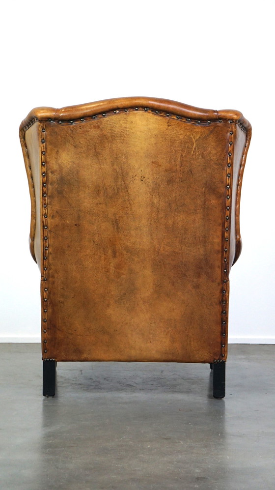 Image 1 of Oorfauteuil van schapenleer