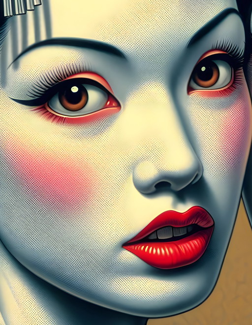 Poster/Banner 'Belgian Geishas'