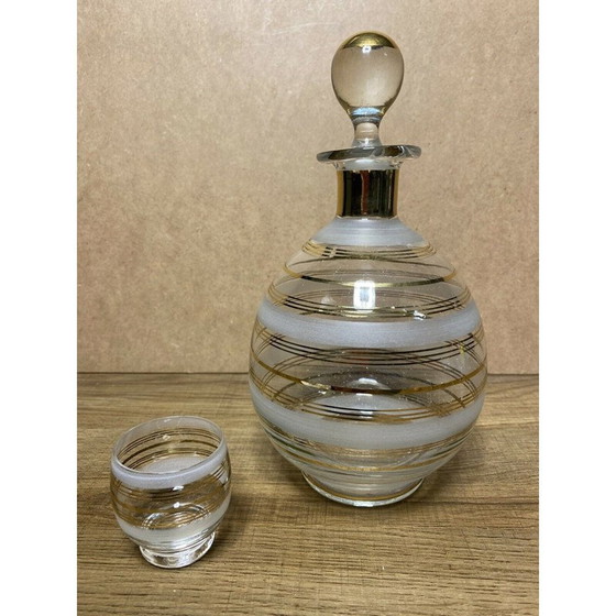 Image 1 of Vintage matglazen likeurset, 1960