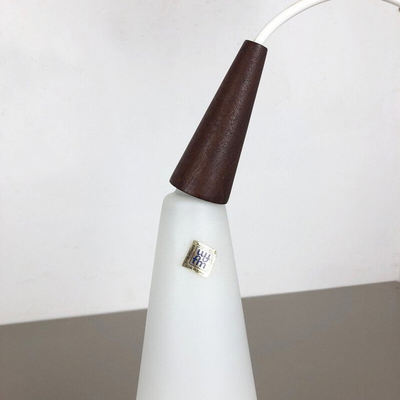 Image 1 of Paar vintage hanglampen koper Jo Hammerborg Fog & Morup Denemarken 1963