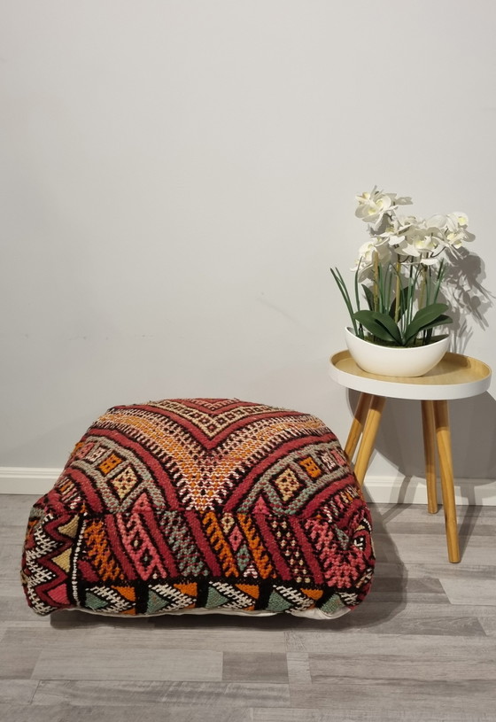 Image 1 of Kilim Berber Vintage Poef