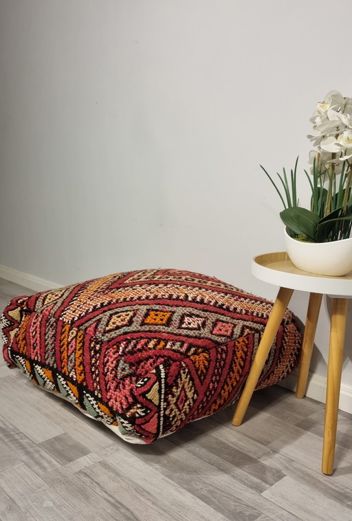 Kilim Berber Vintage Poef