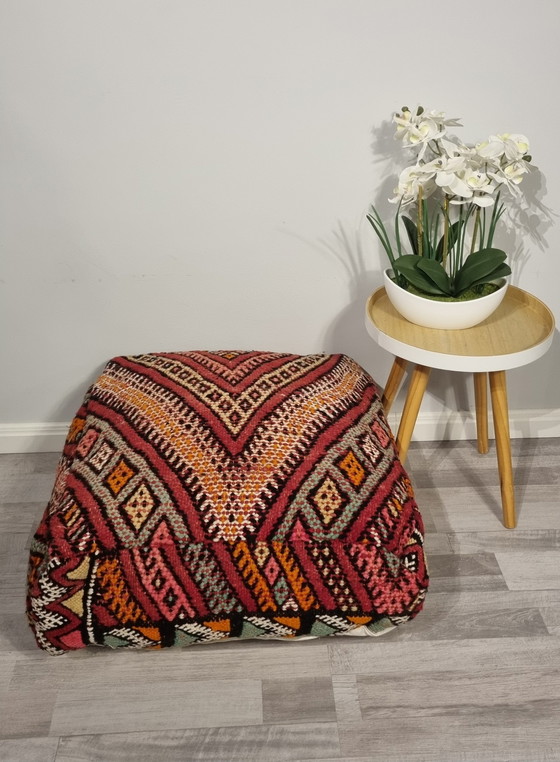 Image 1 of Kilim Berber Vintage Poef