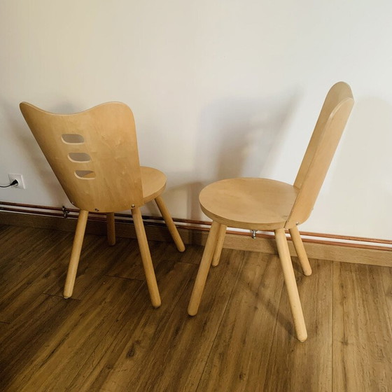 Image 1 of Set van 4 vintage stoelen, 1990