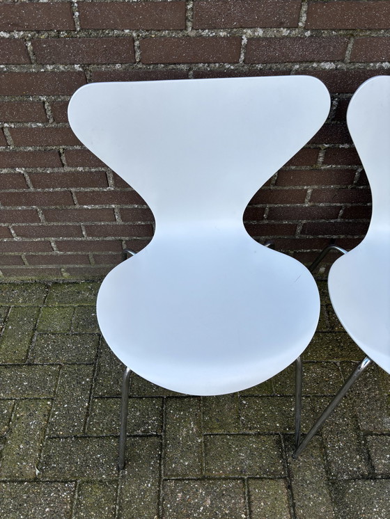 Image 1 of 6X Fritz Hansen Butterfly Stoelen