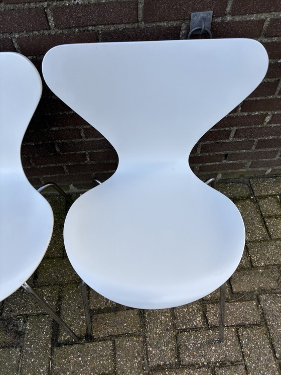 Image 1 of 6X Fritz Hansen Butterfly Stoelen