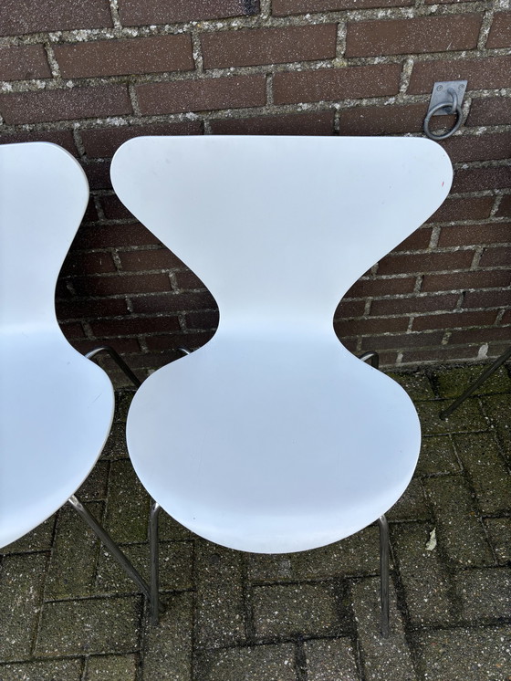 Image 1 of 6X Fritz Hansen Butterfly Stoelen