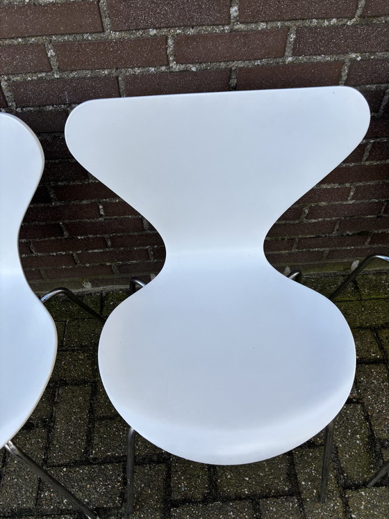 Image 1 of 6X Fritz Hansen Butterfly Stoelen