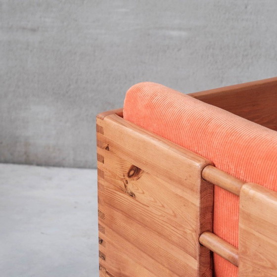 Image 1 of Paar grenen fauteuils uit de Mid Century, Nederland 1970