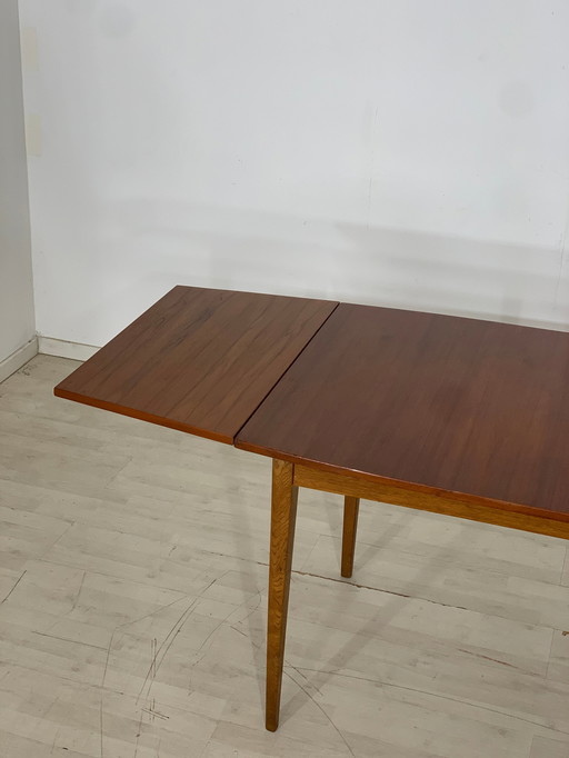 Deense teak eettafel eettafel vintage