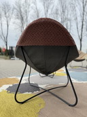 Label Hidde fauteuil met poef Binnen en buiten stoel 