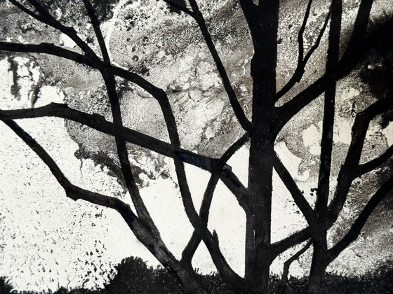 Image 1 of Eugene Eechaut (1928-2019) - Inktcompositie (2 Kunstwerken)