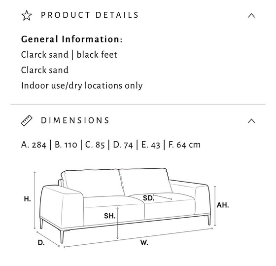 Image 1 of Eichholtz Sofa ‘Tuscany’