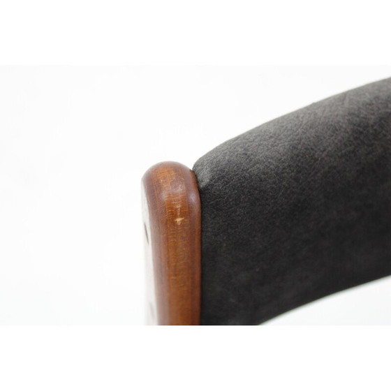 Image 1 of Paar vintage Deense teakhouten eetkamerstoelen, jaren 1960