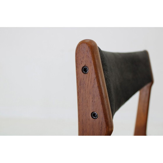 Image 1 of Paar vintage Deense teakhouten eetkamerstoelen, jaren 1960