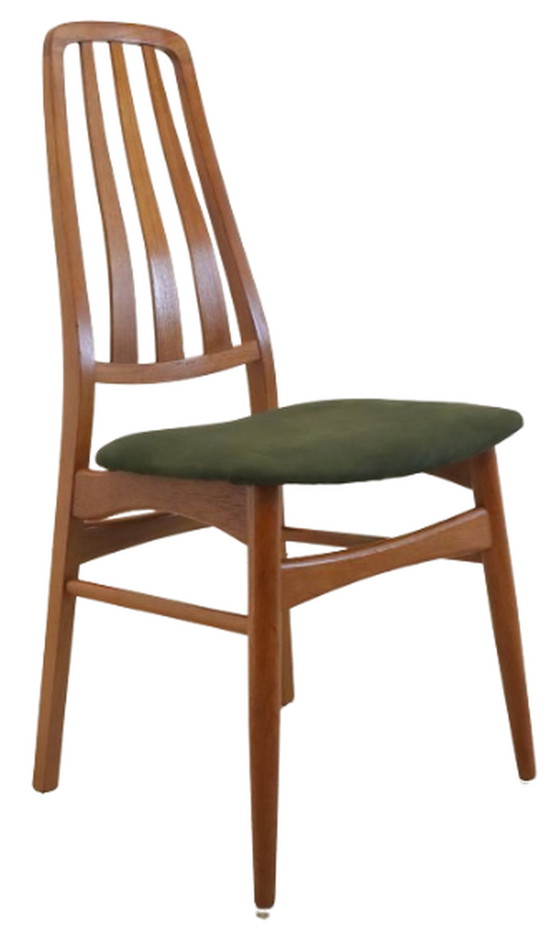 Image 1 of 6x Deense Vamdrup eetkamerstoel stoelen 'Fano' vintage