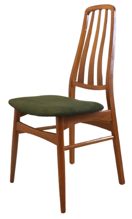 Image 1 of 6x Deense Vamdrup eetkamerstoel stoelen 'Fano' vintage