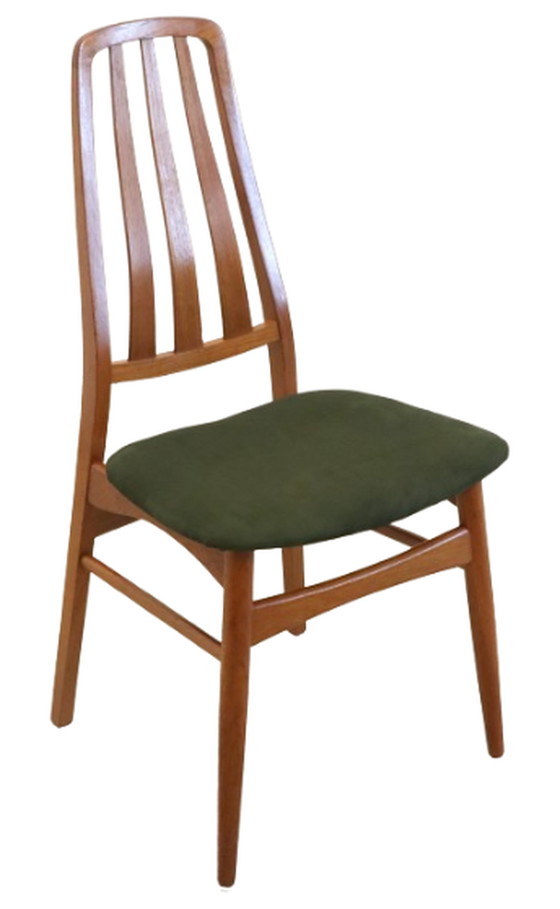 Image 1 of 6x Deense Vamdrup eetkamerstoel stoelen 'Fano' vintage