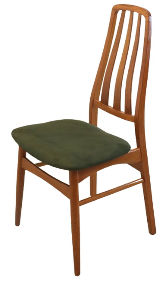 Image 1 of 6x Deense Vamdrup eetkamerstoel stoelen 'Fano' vintage