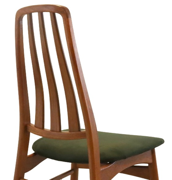 Image 1 of 6x Deense Vamdrup eetkamerstoel stoelen 'Fano' vintage