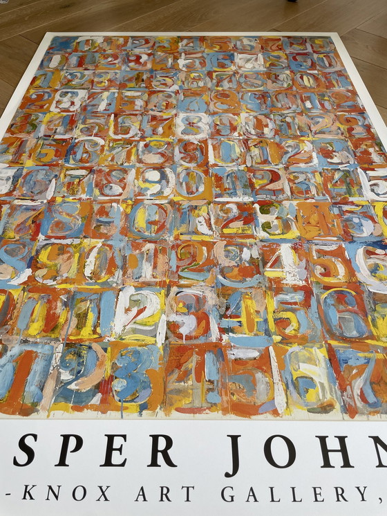 Image 1 of Jasper Johns ( Amerikaan, Geboren 1930), Nummers in kleur, (1958-59), Copyright Albright Knox, New York