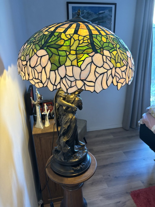 Tyfani lamp bronze beeld