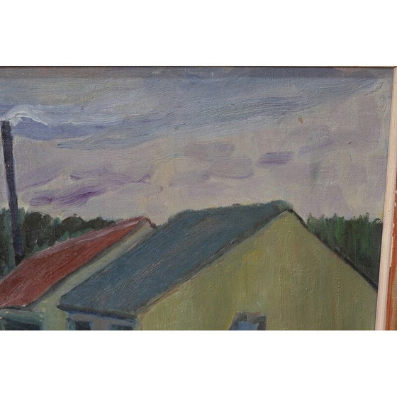 Image 1 of Vintage olieverfschilderij door Hjalmar Lundström, Zweden 1930