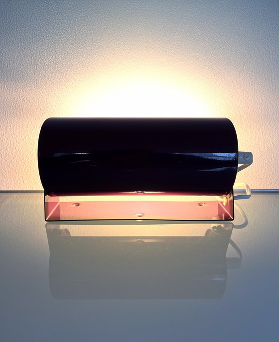 Image 1 of Vintage Ikea V413 Paarse Lod Muurlamp Wandlamp Lamp