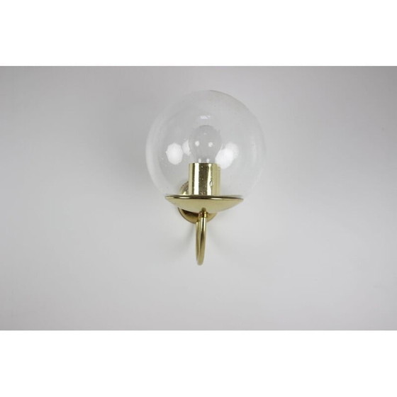 Image 1 of Vintage metalen wandlamp van Kamenický Šenov, Tsjechië 1970