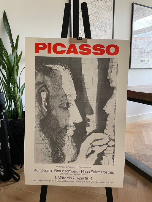 Pablo Picasso (1881-1973), Kunstverein Braunschweig Haus Salve Hospes, 1974, Gedrukt in Duitsland