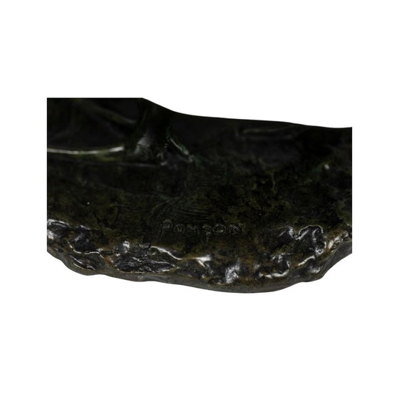 Image 1 of Vintage "Gans" bronzen sculptuur van François Pompon voor Atelier Valsuani, 2006