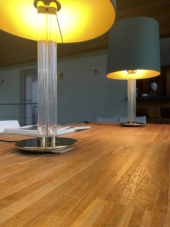 Image 1 of Vintage acrylic table lamp