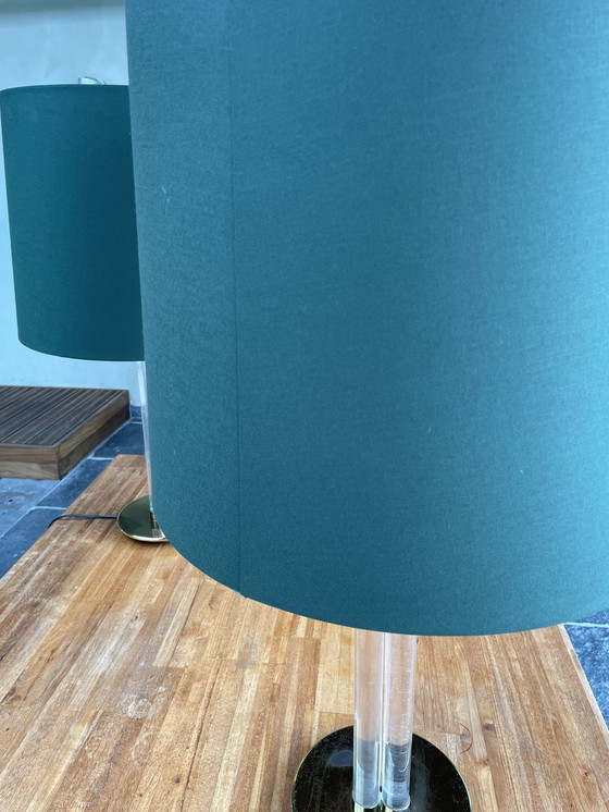 Image 1 of Vintage acrylic table lamp